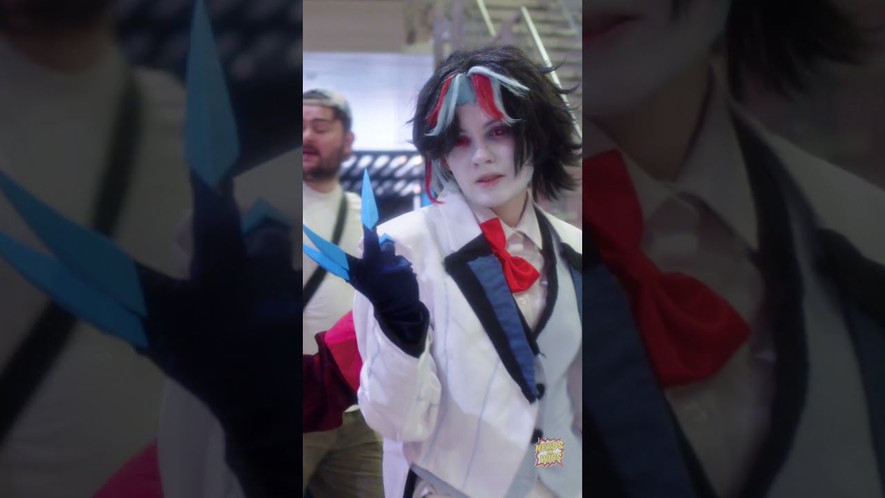 Hazbin Hotel Cosplay Vox and Alastor 📺🎙️ #hazbinhotel #cosplay #vox #alastor