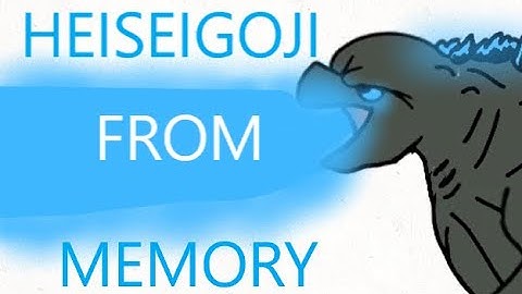 Heisei  Godzilla test animation