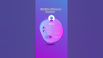 Odd Login Form Using HTML CSS | #shorts #css #webdevelopment #webdesign #frontend #loginform