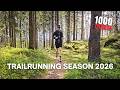 Meine Trailrunning Saison 2026 | 1000 Abonnenten!