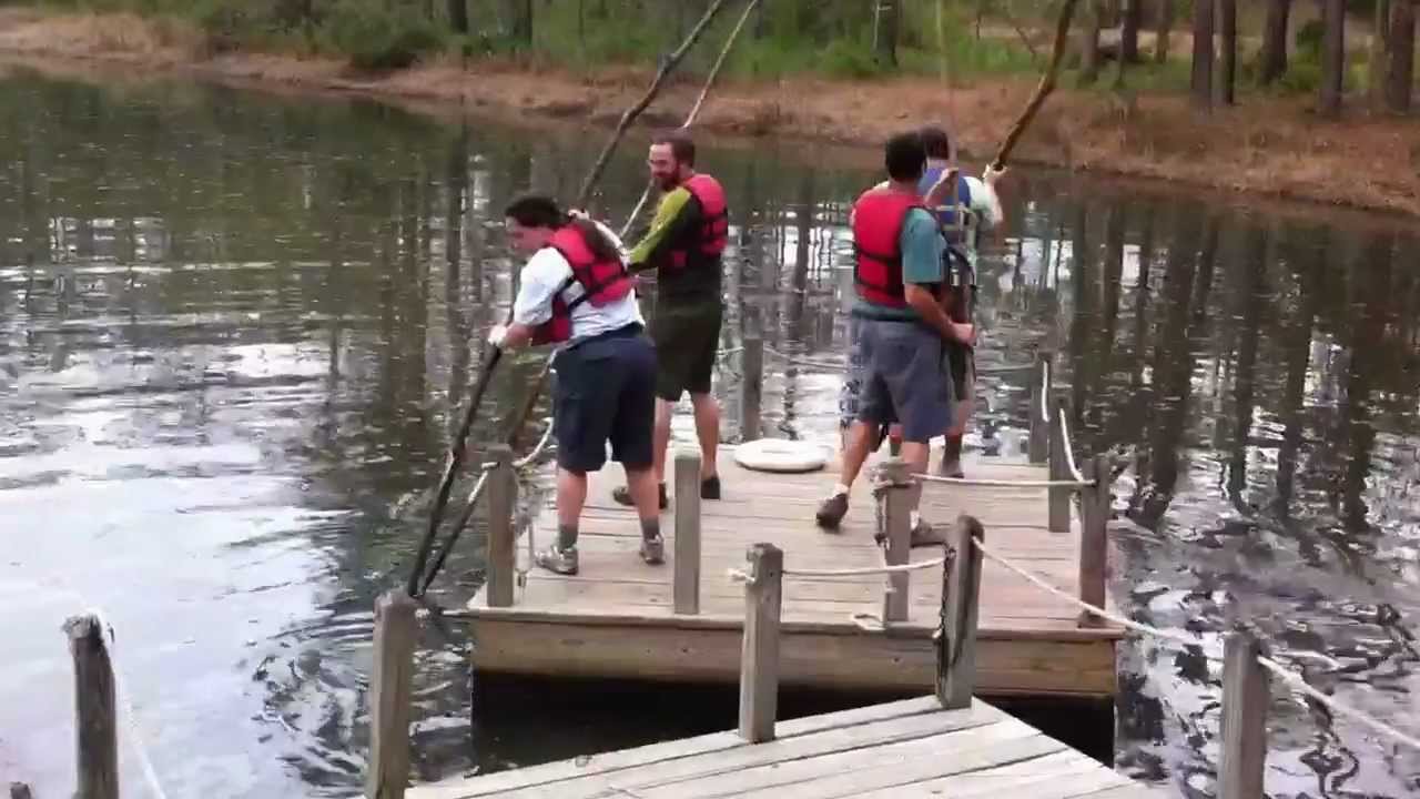 Ncs 2011 Camp Strake Program On A Raft Youtube