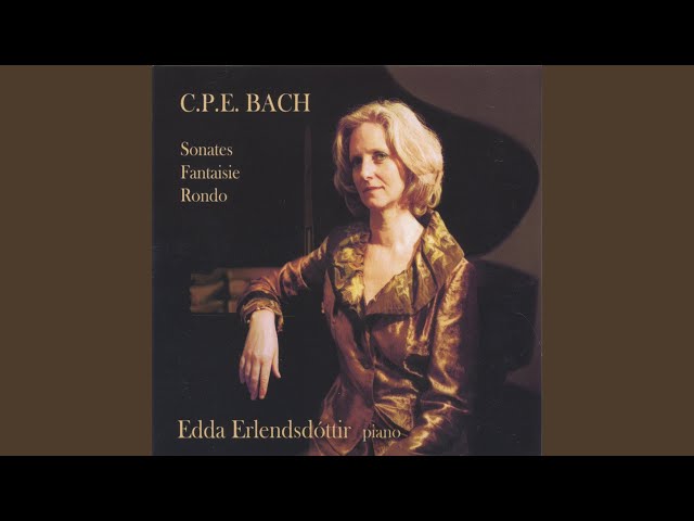 Bach CPE - Sonate pour clavier Wq55 n°5: Finale : Edda Erlendsdottir