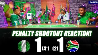 NIGERIA 1-1 (4-2*) SOUTH AFRICA - PENALTY REACTIONS - AFCON 2023 SEMI FINAL HIGHLIGHTS