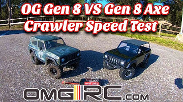 How fast is one over the other? Redcat Gen 8 Scout II Vs Gen 8 Axe Edition OMGRC.com