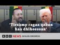 Hidhi Abbayyaa Dhuguma Maallaqa Ameerikaan Ijaaramee BBC News Afaan Oromoo Hidhi Abbayyaa Dhuguma Maallaqa Ameerikaan Ijaaramee BBC News Afaan Oromoo