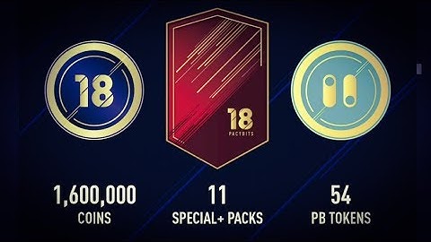 ELITE III RANKING REWARDS (FUT DRAFT18 by pacybits) *INSANE SPECIAL+PACKS*