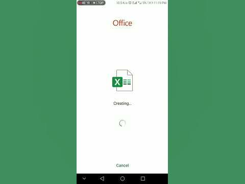 Create Excel File in Android Phone #coding #googlesheet #excel - YouTube