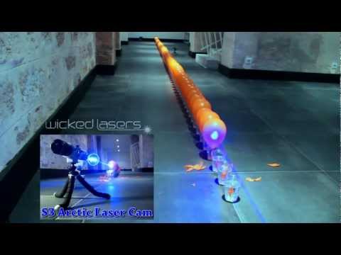 S3 Spyder III Arctic - Wicked Lasers - 100 Laser Balloon Popping Dominoes