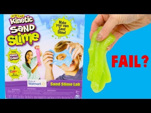 Kinetic Sand - Sand Slime Lab, All-in-One Kit for Ages 8 and Up