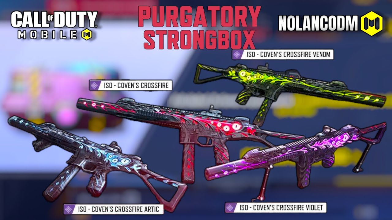 Codm Violet ***4 NUEVOS ASPECTOS*** ISO - Coven's Crossfire Violet 😍 CAJA FUERTE ...