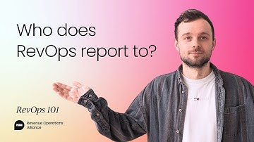 Who does RevOps report to?