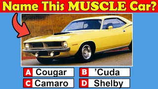 Guess 20 Muscle Cars from the 60s & 70s. How Many Do You Know?