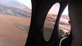 Flying back seat in the Rutan Boomerang