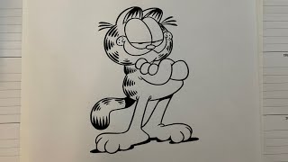 Coloring Garfield | Garfield coloring pages