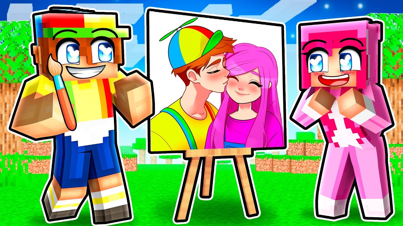 Minecraft COUPLE SPEED DRAW!