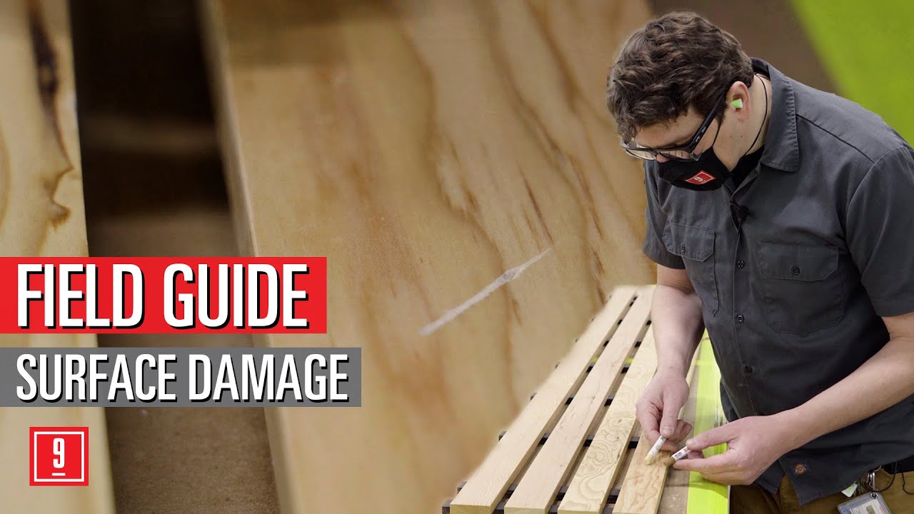 Repairing Surface Damage on Wood Ceilings - YouTube