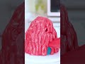 Minnie Rainbow Buttercream Cake🌈  Satisfying ASMR | Mini Cake #shorts #asmr #miniature #minicake