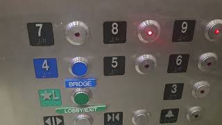 Parking garage elevators at Boston Children's Hospital in Boston-MA