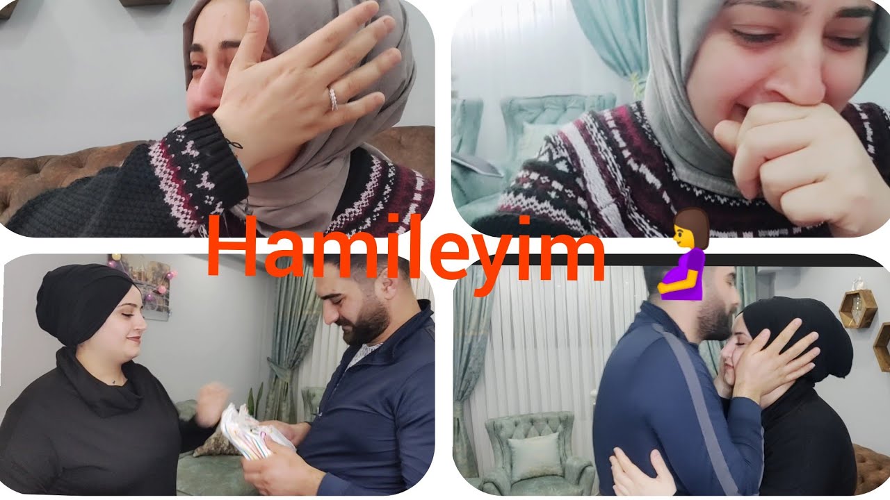 HAMİLEYİM 🤰 NASIL ÖĞRENDİM 😭 EŞİMİN TEPKİSİ İNANAMADI ŞOK OLDULAR🥰🧿
