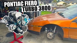 Front Suspension Rebuild & 3800 Engine Swap: Fiero GT Overhaul!