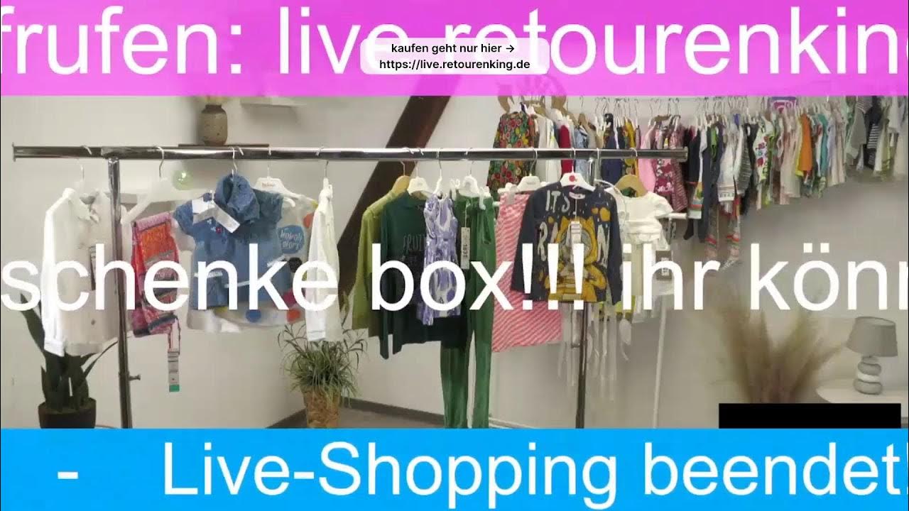 Retourenking Live Shopping YouTube