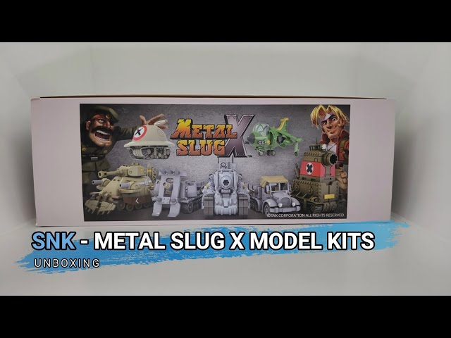UNBOXING] SNK - METAL SLUG X MODEL KITS (OFFICIAL) - YouTube