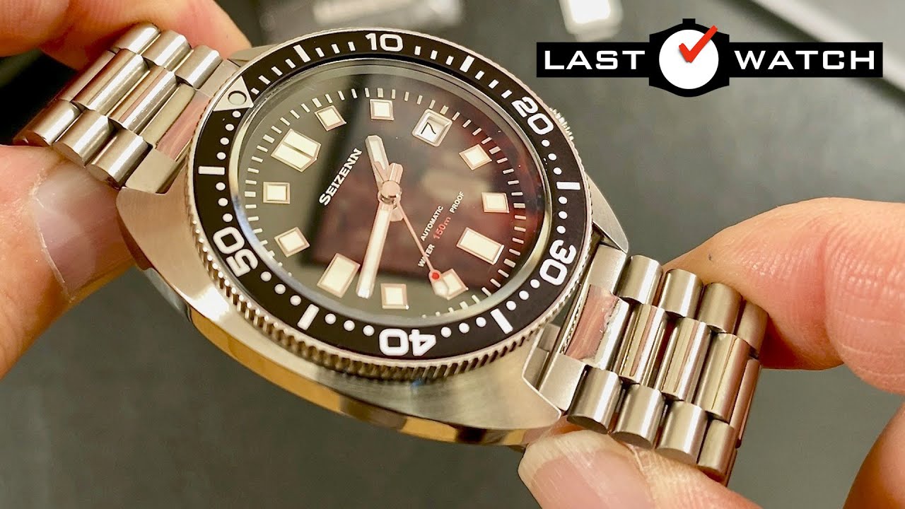 The Forgotten Seiko 6105-8000 - Seizenn Vintage Diver Homage - YouTube