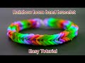 Rainbow loom band bracelet | rubber band bracelet by Rimsha art