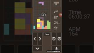 Brick Fall Classic - Free tetris game screenshot 3