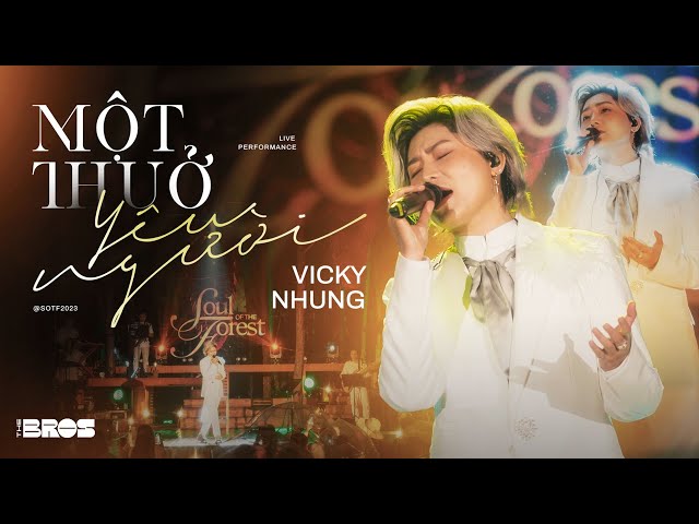 Một Thuở Yêu Người - Vicky Nhung live at Soul of The Forest class=