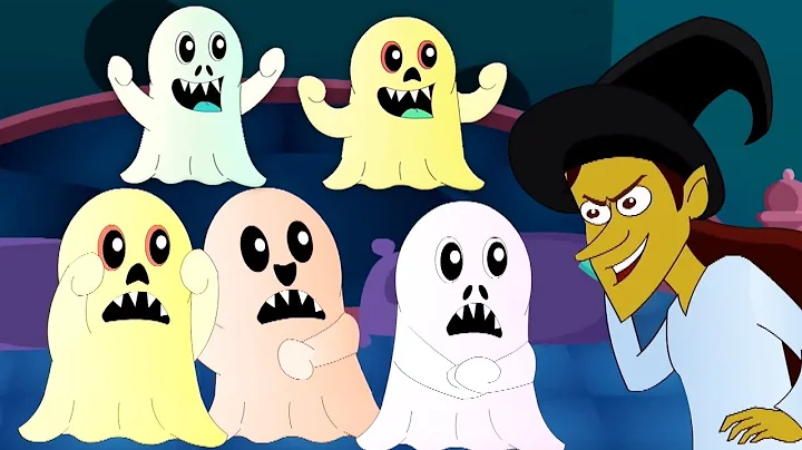 Five Little Monsters | Halloween Songs for Children & Nursery Rhymes