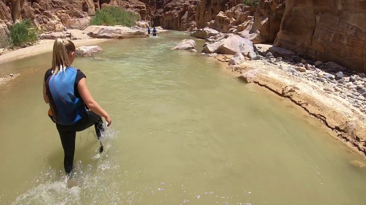 08/05/19 Wadi Mujib - Jordan. Entire hike through Siq trail.