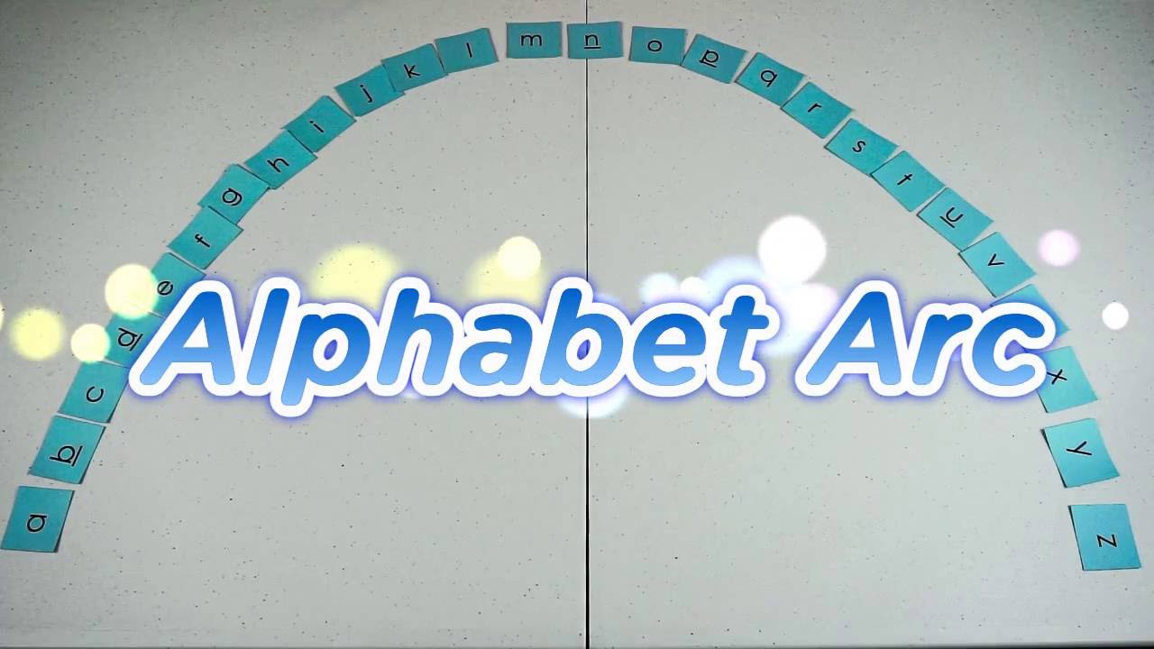 alphabet arc for letter recognition youtube