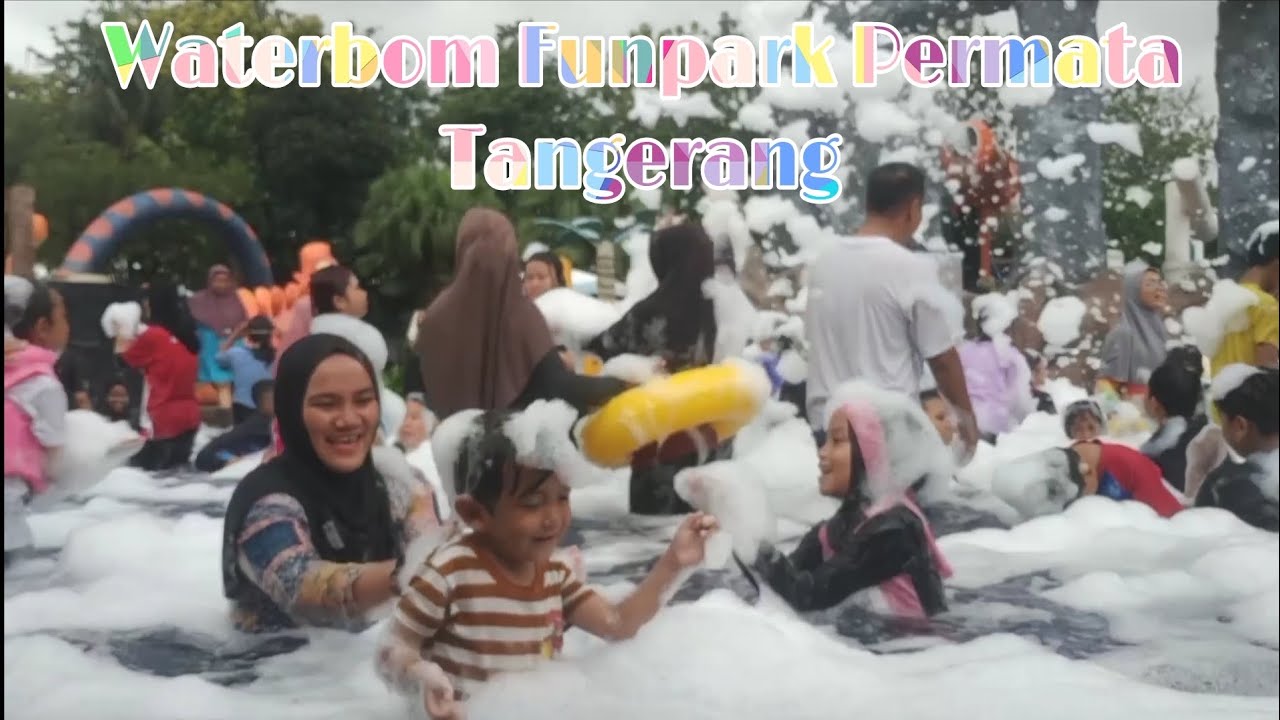 SERU BANGET! Main Busa di Waterbom Funpark Permata Tangerang 💦❄️ | Liburan Keluarga