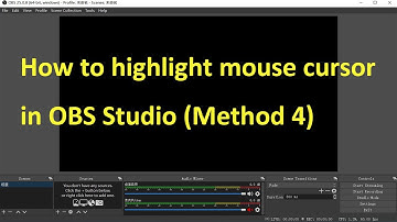 How to highlight mouse cursor in OBS Studio (Method 4)