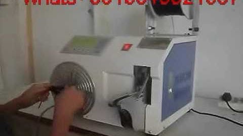 semi Automatic cable wire winding tie binding machine