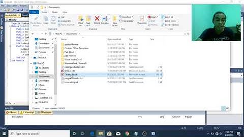 CARA MEMBUAT APLIKASI INPUT DATA (CRUD) MENGGUNAKAN VISUAL BASIC STUDIO 2010 & MS. ACCESS