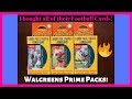 I Bought ALL Of Walgreens Football Cards...And They Weren't Bad!! New Walgreen's Prime Packs!