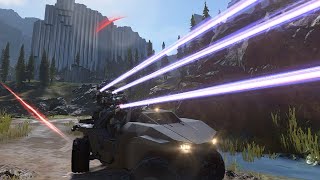 5 Sentinel beam marines in a Razorback Vs all of the Banished! [Halo Infinite]