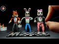 Como hacer a MR HOPP, MR STRIPES y MISS BO (Mr Hopp's Playhouse 3) Plastilina / Clay | PlastiVerse