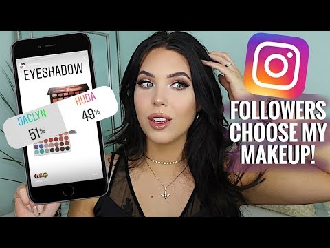 INSTAGRAM FOLLOWERS PICK MY FULL FACE OF MAKEUP! Makeup Tutorial Using YOUR Choices! | Faith Drew