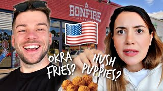 🇬🇧 Brits Try North Carolina BBQ for the First Time! 🇺🇸