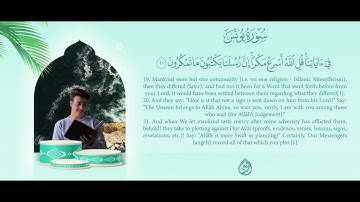 سورة يونس كامله بصوت القارئ أحمد الشافعي