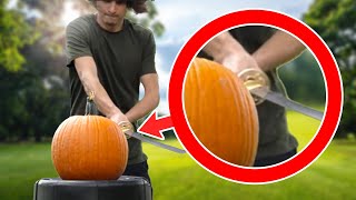 Celebrity We Tried the IMPOSSIBLE 1 Inch Katana Slice Profile