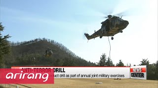 S. Korean Special Forces conduct anti-terrorism drill