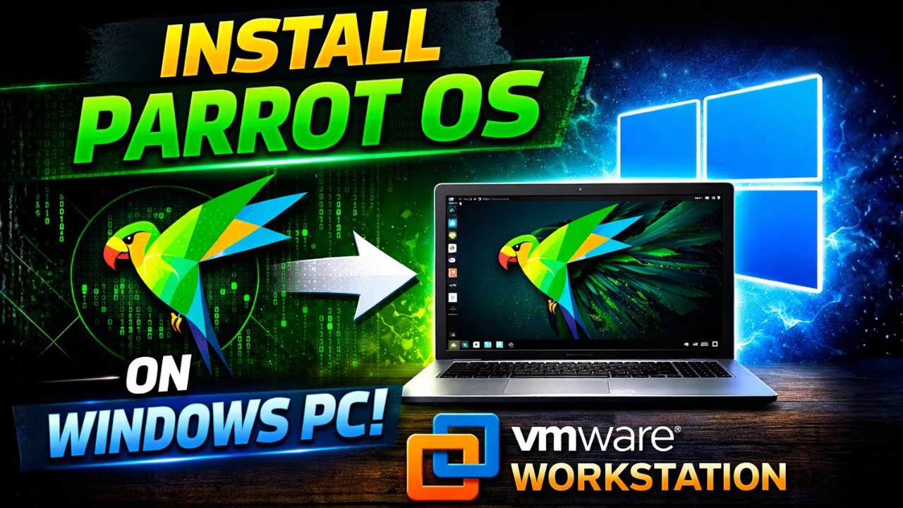 How to Install Parrot OS on Windows 11 using VMware Workstation (2026 ...