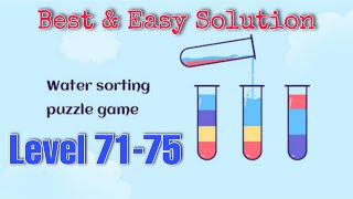 SortPuz Level 71-75 | Android Games | SortPuz: Water Color Sort Puzzle Games