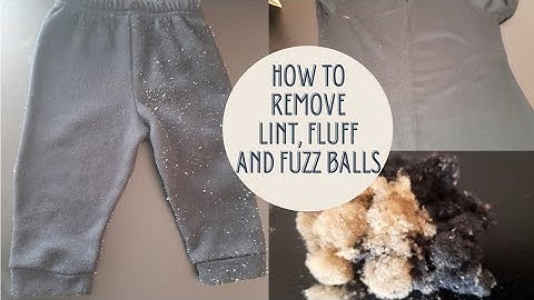 How to remove Lint, Fluff and Fuzz balls from Clothes | 3 Ways Tutorial | South African Youtuber