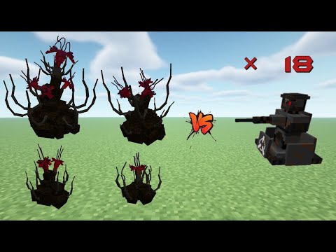 Dispatch Mod Minecraft All Dispatcher Stage I,II,III,IV TEAM VS. 18 Hostile Assault Golems ...