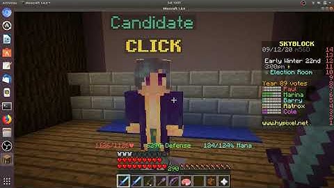 (Hypixel Sky Block)  the mayor election